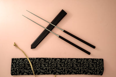 Moribashi Chopsticks w/ Saya and Case 165mm - Thecooksedges