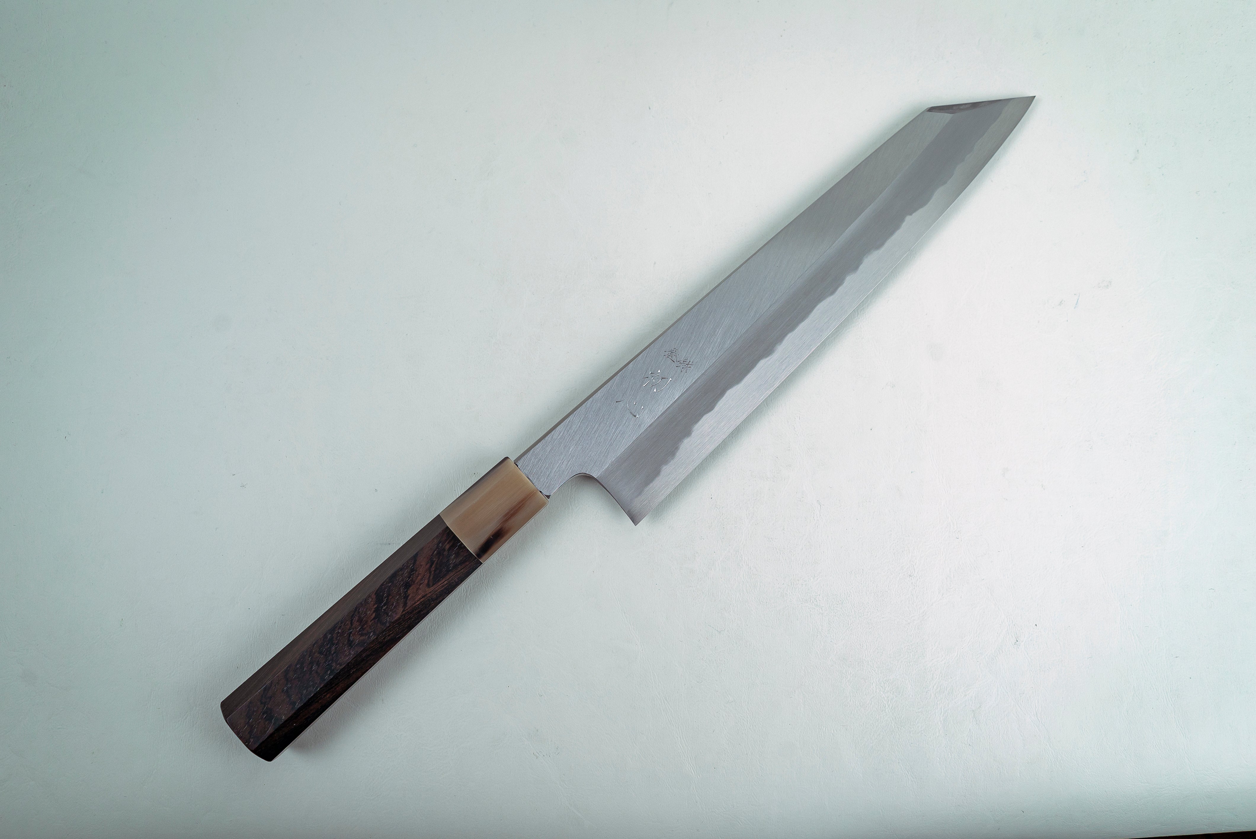 Nakagawa Satoshi Blue #2 Migaki Tall  Kiritsuke Gyuto 255mm - Thecooksedges