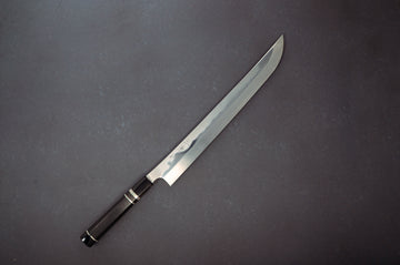 Nigara Hamono Blue#2 Honyaki Fujisan Sakimaru Yanagiba 330mm - Thecooksedges