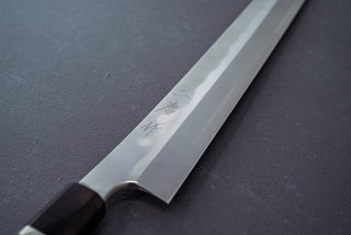 Nigara Hamono Blue#2 Honyaki Fujisan Sakimaru Yanagiba 330mm - Thecooksedges