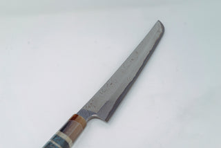 Nigara Hamono Blue2 Twisted Damascus Sakimaru Yanagiba 330mm - Thecooksedges
