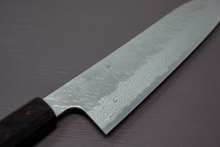 Nigara Hamono VG10 Tsuchime Damascus Gyuto 210mm - Thecooksedges