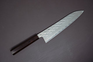 Nigara Hamono VG10 Tsuchime Damascus Gyuto 240mm - Thecooksedges