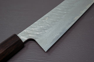 Nigara Hamono VG10 Tsuchime Damascus Gyuto 240mm - Thecooksedges