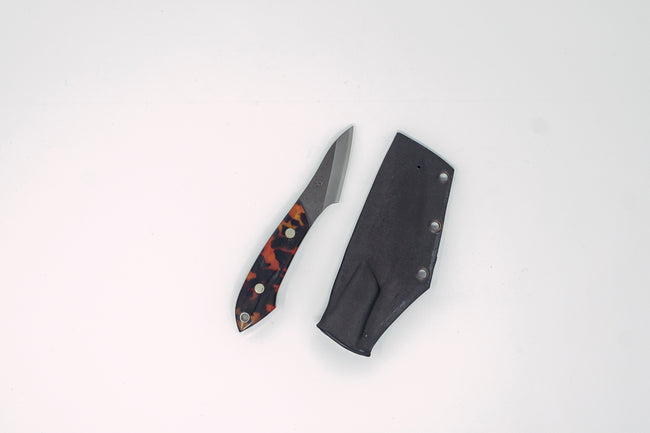 Nigara Hamono VG10 Outdoor Knife w/Acrylic Handle - Thecooksedges
