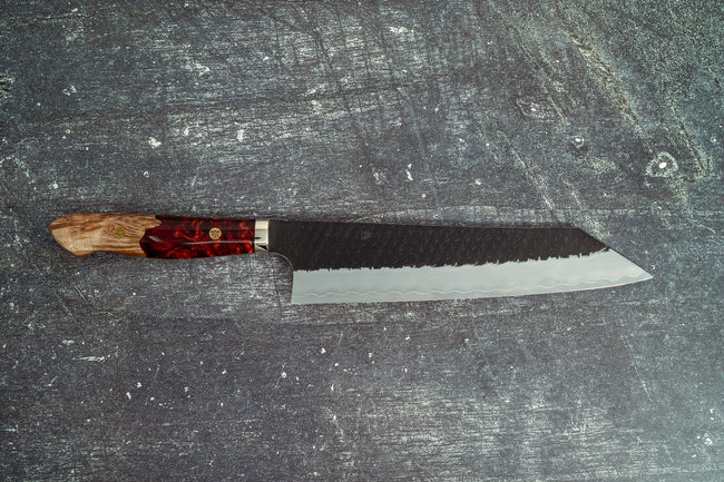 Nigara Hamono SG2 Kurouchi Tsuchime Kiritsuke Gyuto 240mm