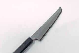 Nigara Hamono Kurozome Damascus Sakimaru Yanagiba 270mm - Thecooksedges