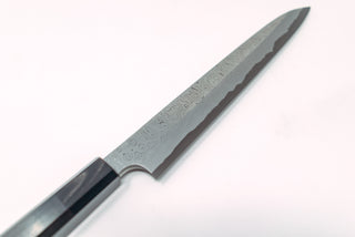 Nigara Hamono Kurozome Damascus Yanagiba 270mm - Thecooksedges