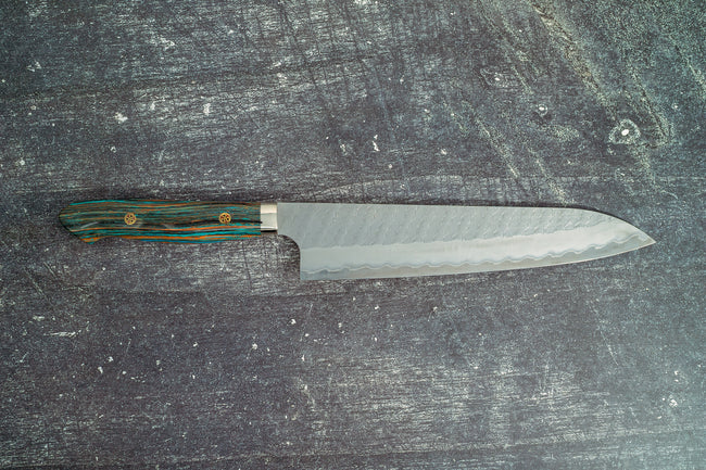 Nigara Hamono SG2 Migaki Tsuchime Gyuto 240mm