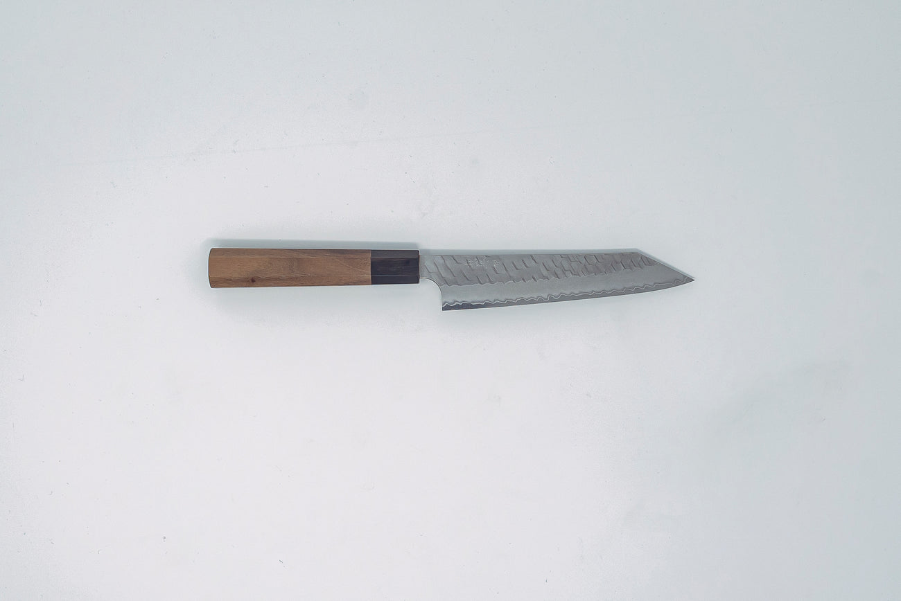 Nigara Hamono SG2 Migaki Tsuchime Kiritsuke Petty 150mm - Thecooksedges