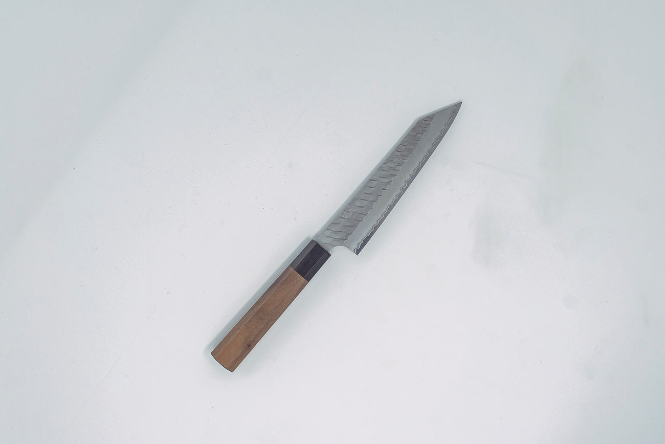 Nigara Hamono SG2 Migaki Tsuchime Kiritsuke Petty 150mm - Thecooksedges