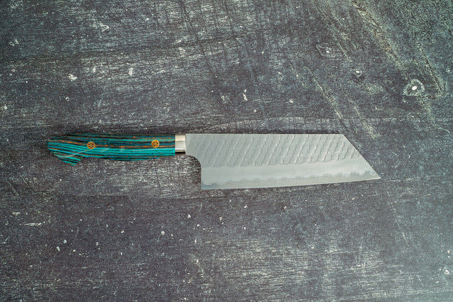 Nigara Hamono SG2 Migaki Tsuchime Kiritsuke Nakiri 180mm