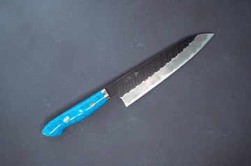 Nigara Hamono Kurouchi SG2 Tsuchime Gyuto 210mm - Thecooksedges