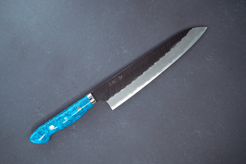 Nigara Hamono Kurouchi SG2 Tsuchime Gyuto 240mm - Thecooksedges