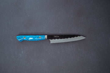 Nigara Hamono Kurouchi SG2 Tsuchime Petty 150mm - Thecooksedges