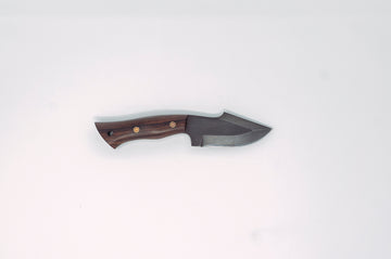 Nigara Hamono SG2 Damascus Outdoor Knife w/Leather Sheath - Thecooksedges