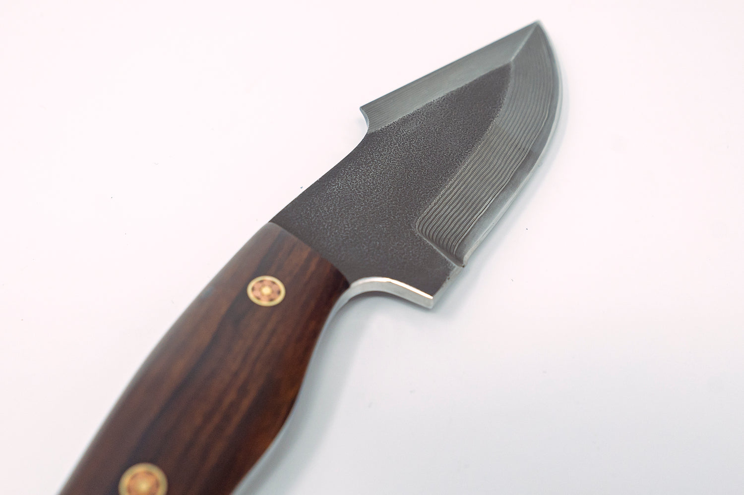 Nigara Hamono SG2 Damascus Outdoor Knife w/Leather Sheath - Thecooksedges