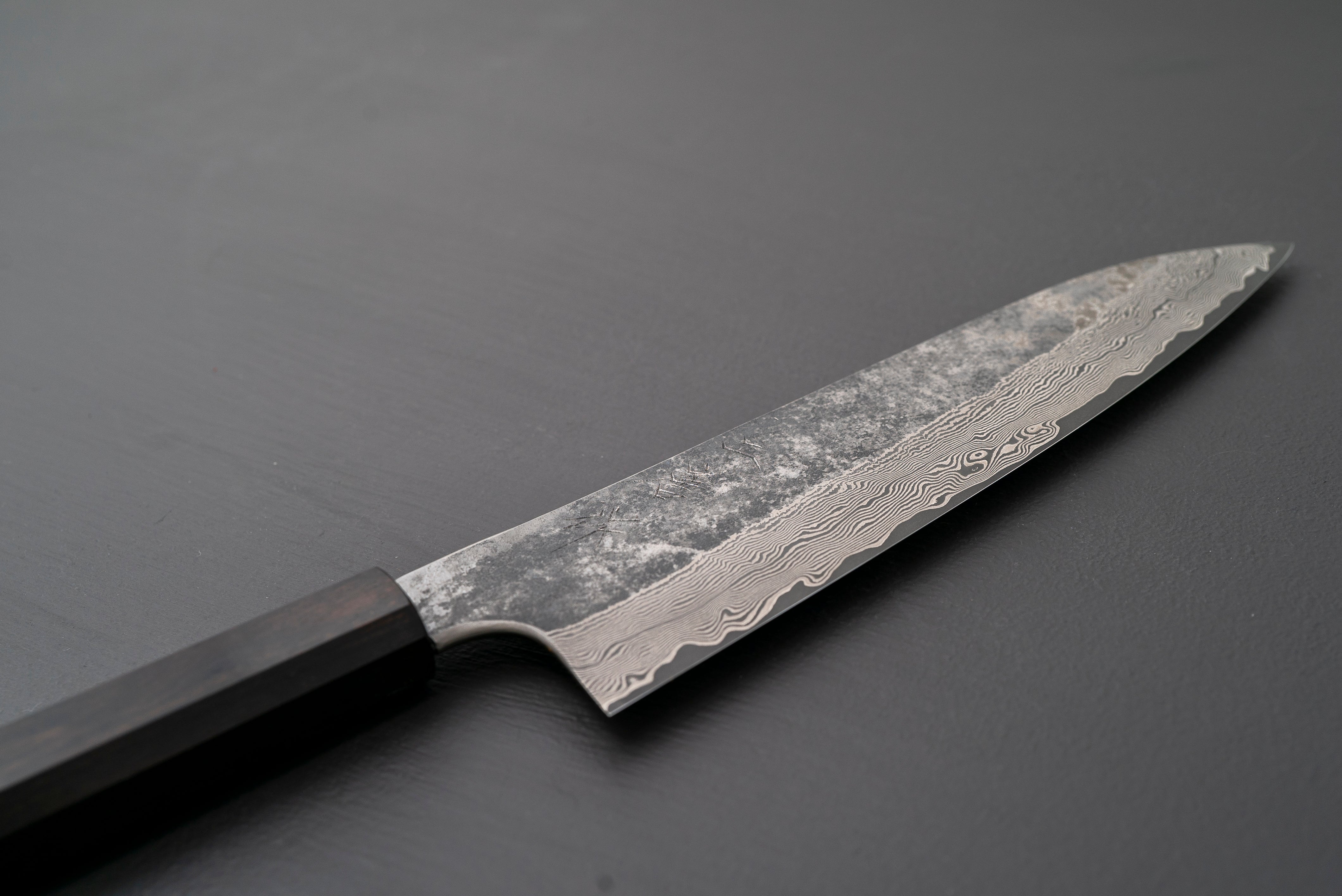 Nigara Hamono Silver3 Damascus Gyuto 210mm - Thecooksedges