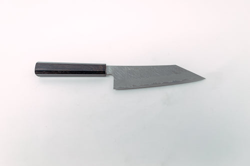 Nigara Hamono VG10 Migaki Tsuchime Damascus Bunka 180mm - Thecooksedges