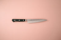 OUL VG10 Damascus Tsuchime Petty 140mm - Thecooksedges