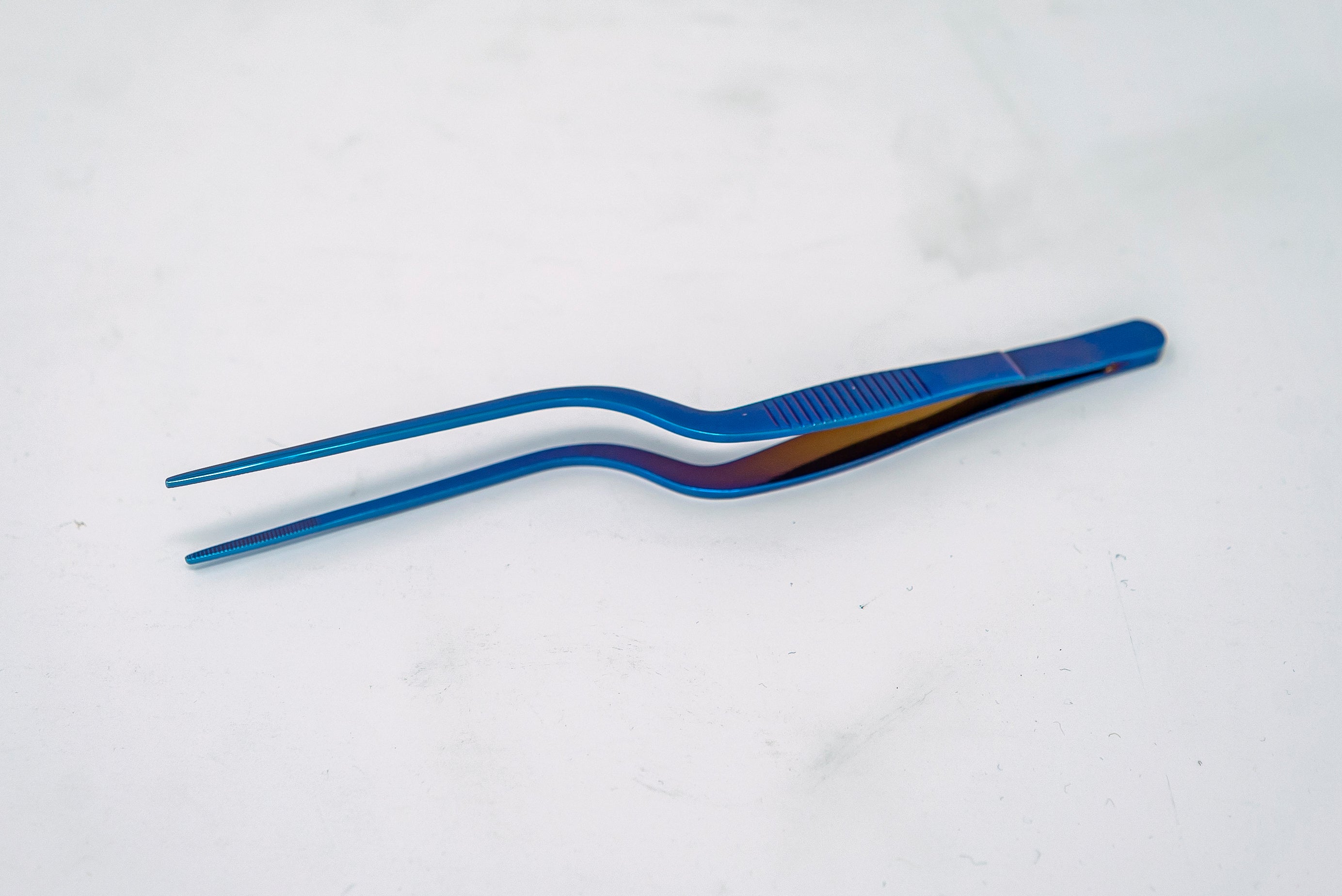 Offset  Plating Tweezers 6" - Thecooksedges