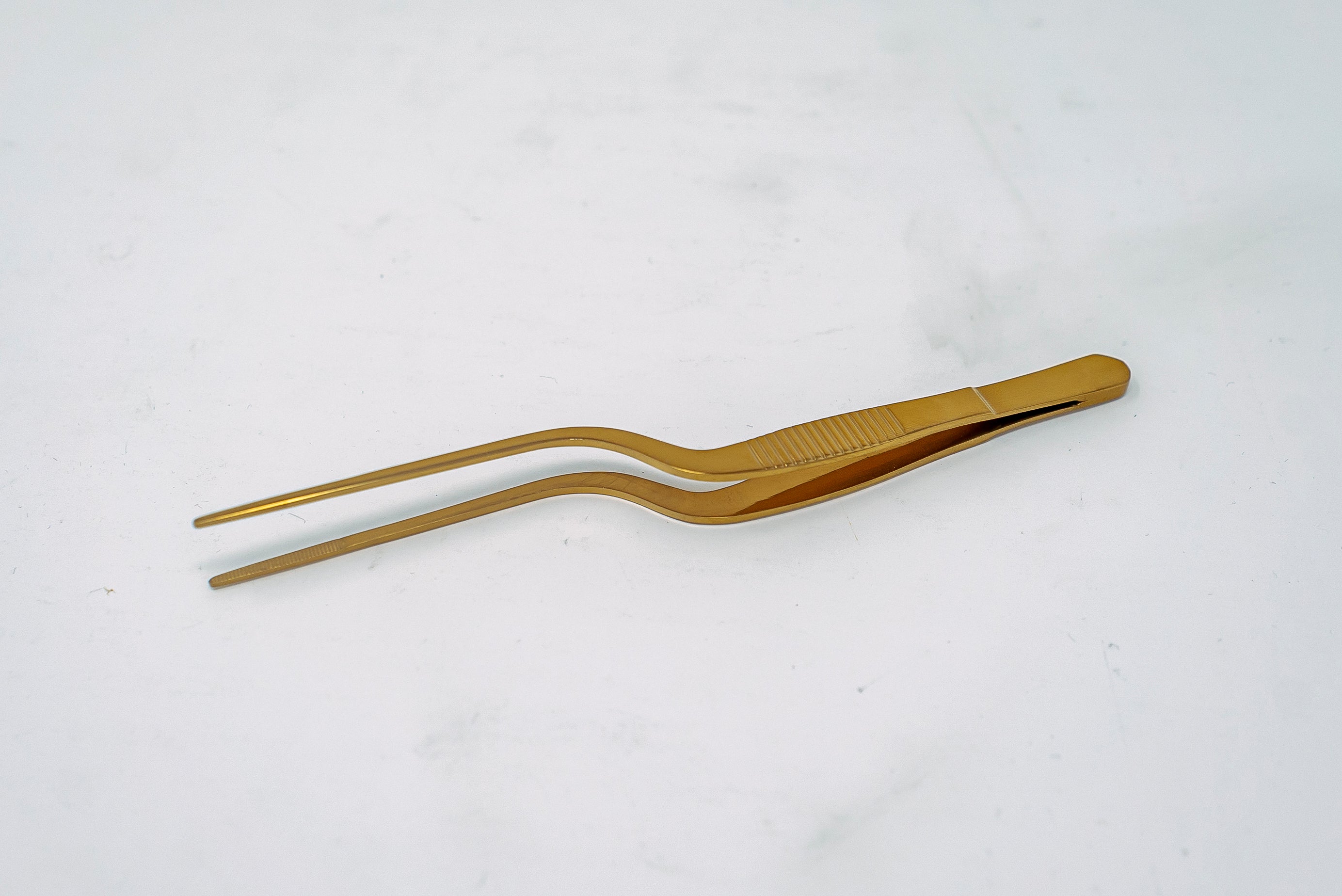 Offset  Plating Tweezers 6" - Thecooksedges