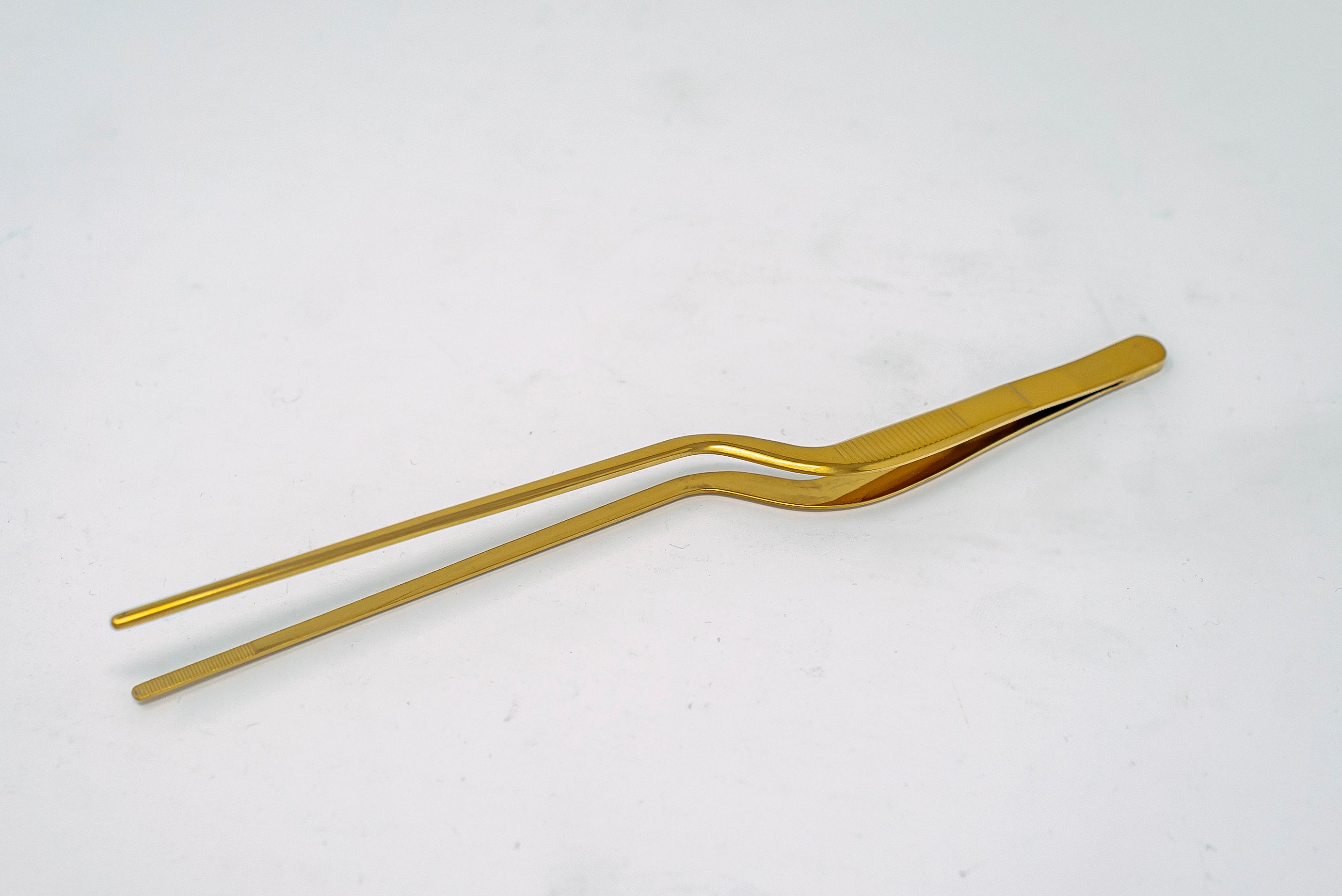 Offset  Plating Tweezers 8” - Thecooksedges