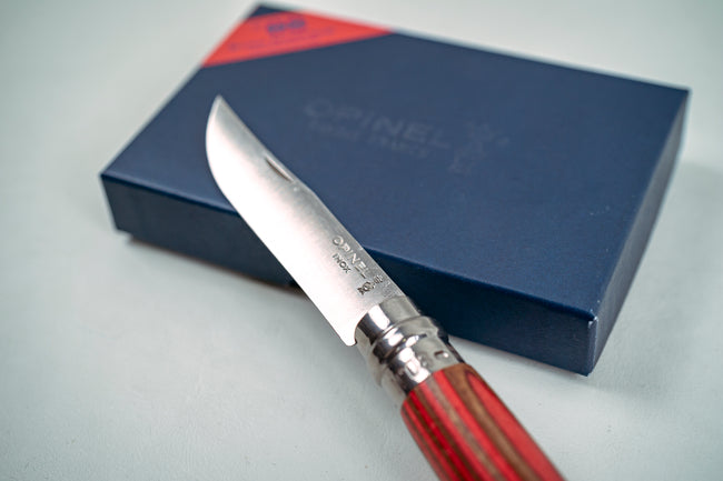 Opinel No.8 Laminated Birch Folder - Thecooksedges