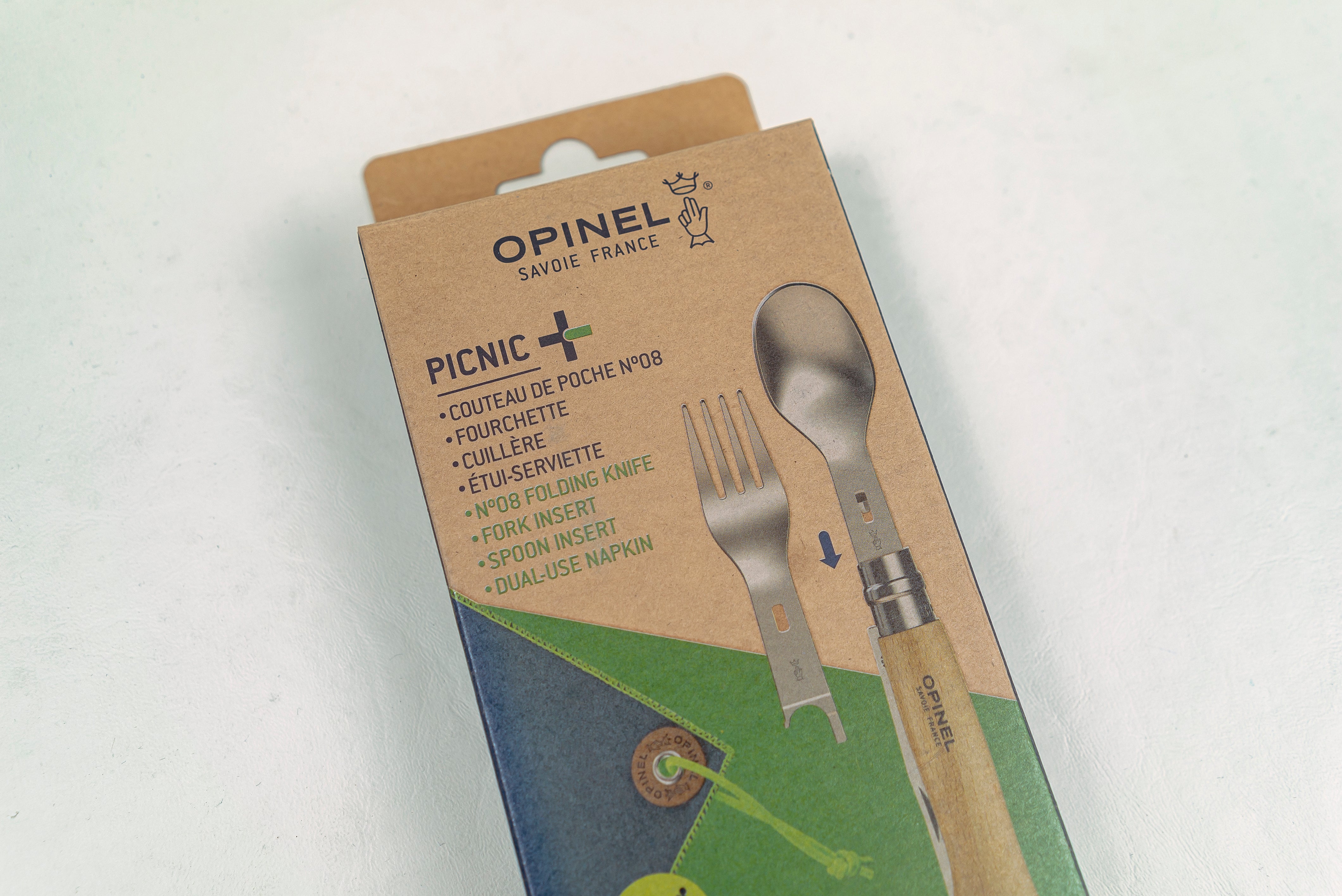 Opinel No.8 Folder Picnic Set - Thecooksedges