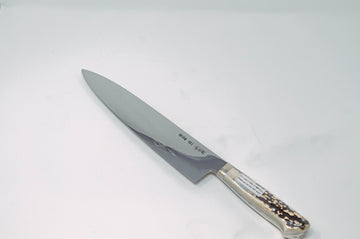 Ikeda Yoshikazu White1 Mizu Honyaki Namiukashi Gyuto 270mm - Thecooksedges