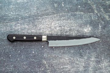 Sakai Kikumori BH-AS Petty 135mm w/Black Polywood Handle