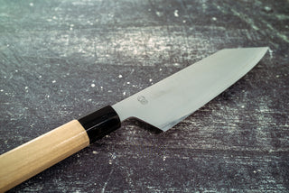 Sakai Kikumori Kikuzuki GIN Kiritsuke Santoku 180mm