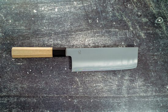 Sakai Kikumori Kikuzuki GIN Nakiri 180mm