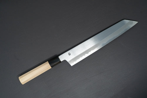 Sakai Kikumori Kikuzuki Kasumi Kiritsuke Gyuto 270mm - Thecooksedges