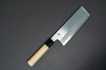 Sakai Kikumori Kikuzuki Kasumi Nakiri 180mm - Thecooksedges