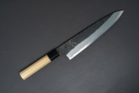 Sakai Kikumori Kikuzuki Kuro Gyuto 240mm - Thecooksedges