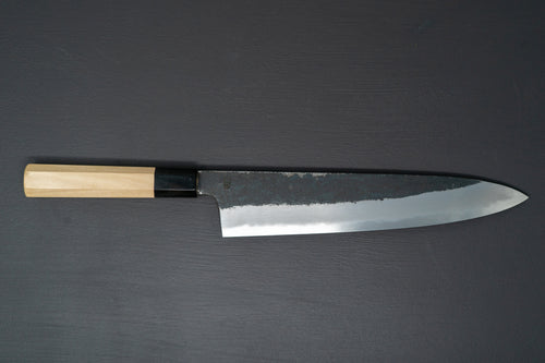 Sakai Kikumori Kikuzuki Kuro Gyuto 270mm - Thecooksedges