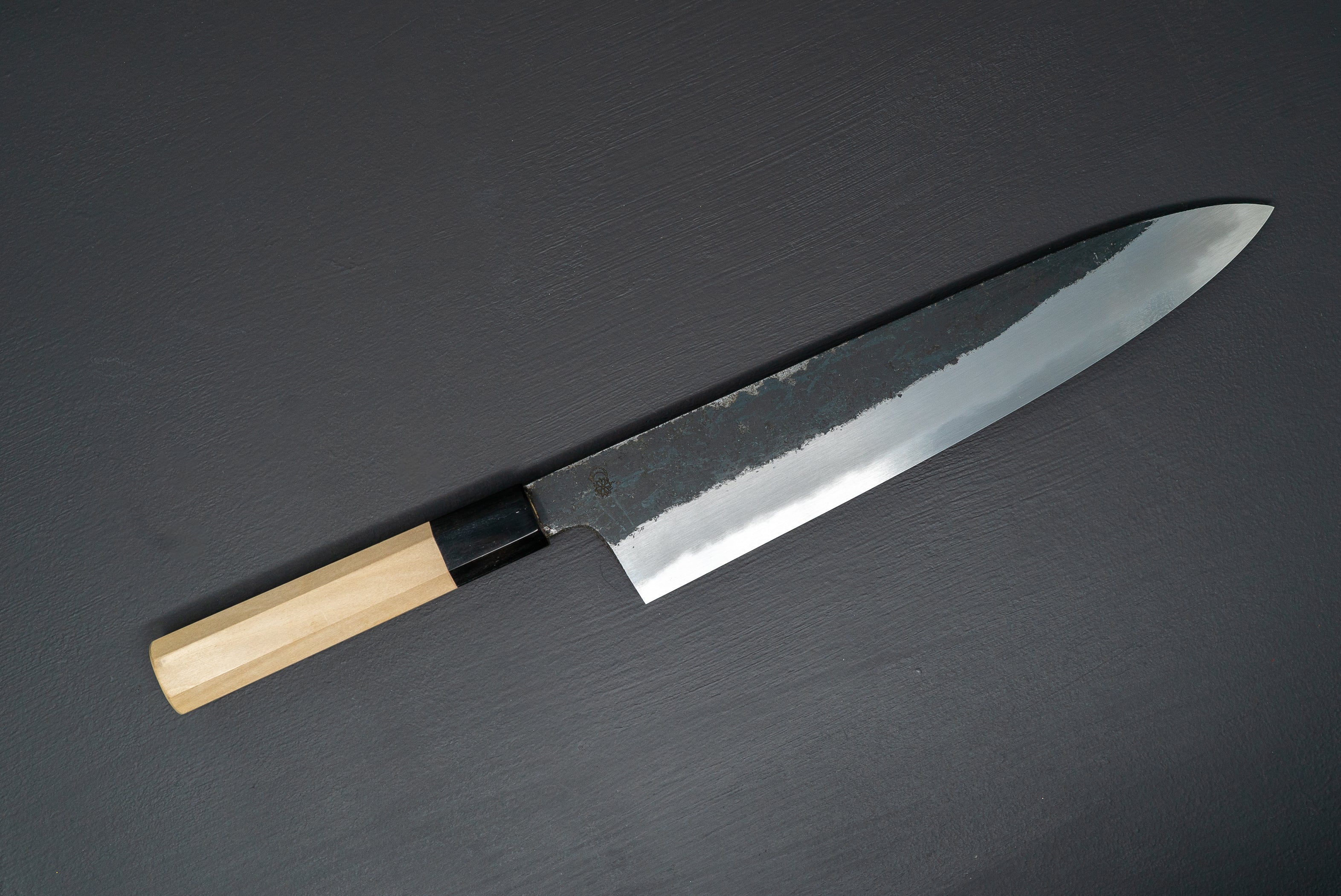 Sakai Kikumori Kikuzuki Kuro Gyuto 270mm - Thecooksedges