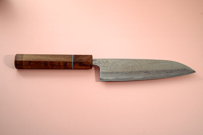 Sakai Kikumori Nami Santoku 165mm - Thecooksedges