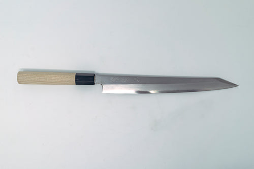 Sakai Kikumori VG10 Damascus Kiritsuke Yanagiba 270mm w/ Magnolia handle - Thecooksedges