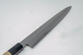 Sakai Kikumori VG10 Damascus Yanagiba 270mm w/ Magnolia handle - Thecooksedges