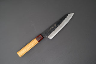 Sakai Takayuki AS Kurouchi Kengata Santoku 160mm - Thecooksedges