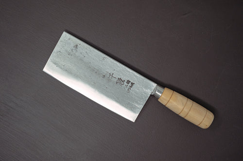 Sentan White2 Migaki Stainless Clad Chinese Cleaver 170mm - Thecooksedges
