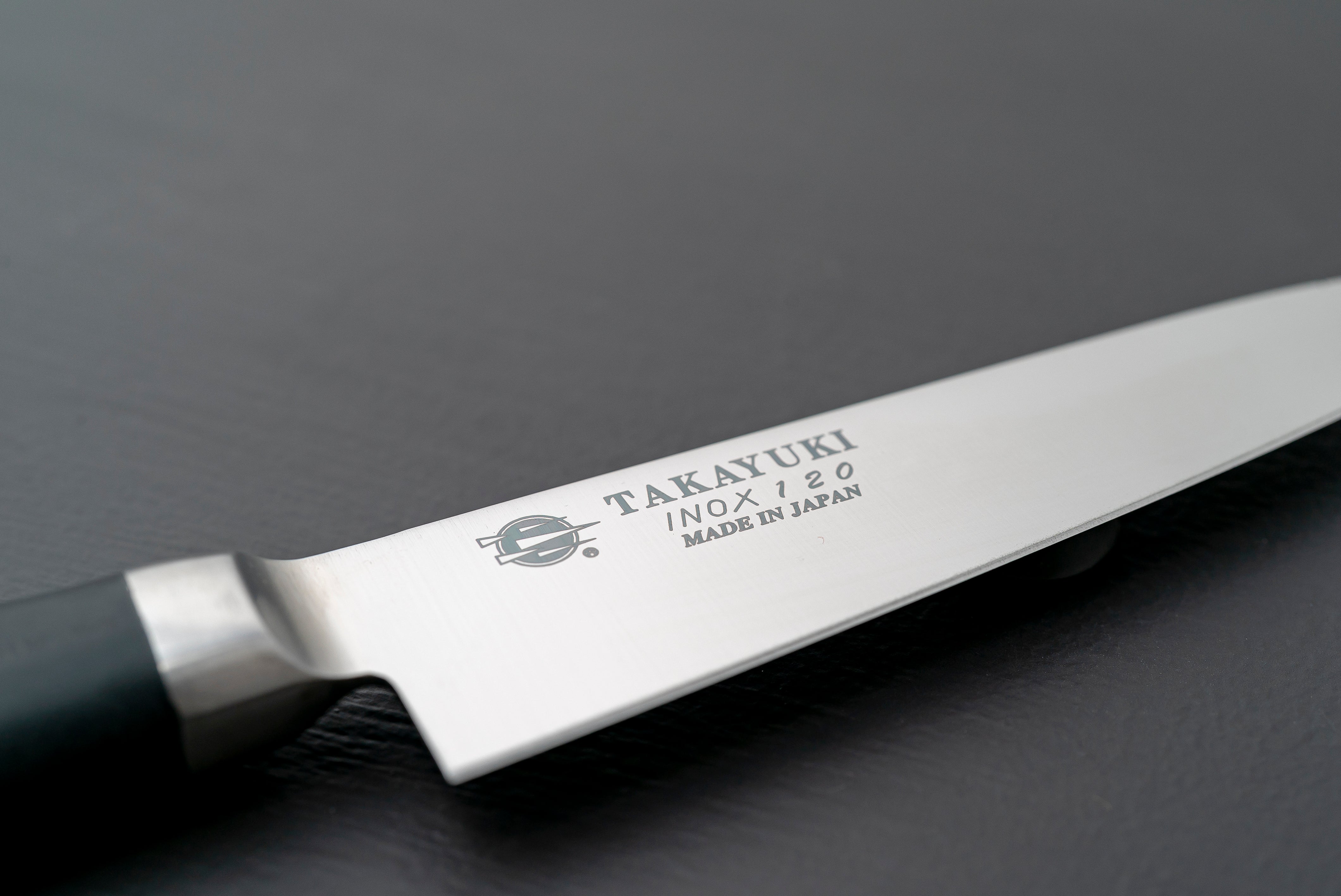 Sakai Takayuki INOX Petty 120mm w/ Western Poly Handle - Thecooksedges