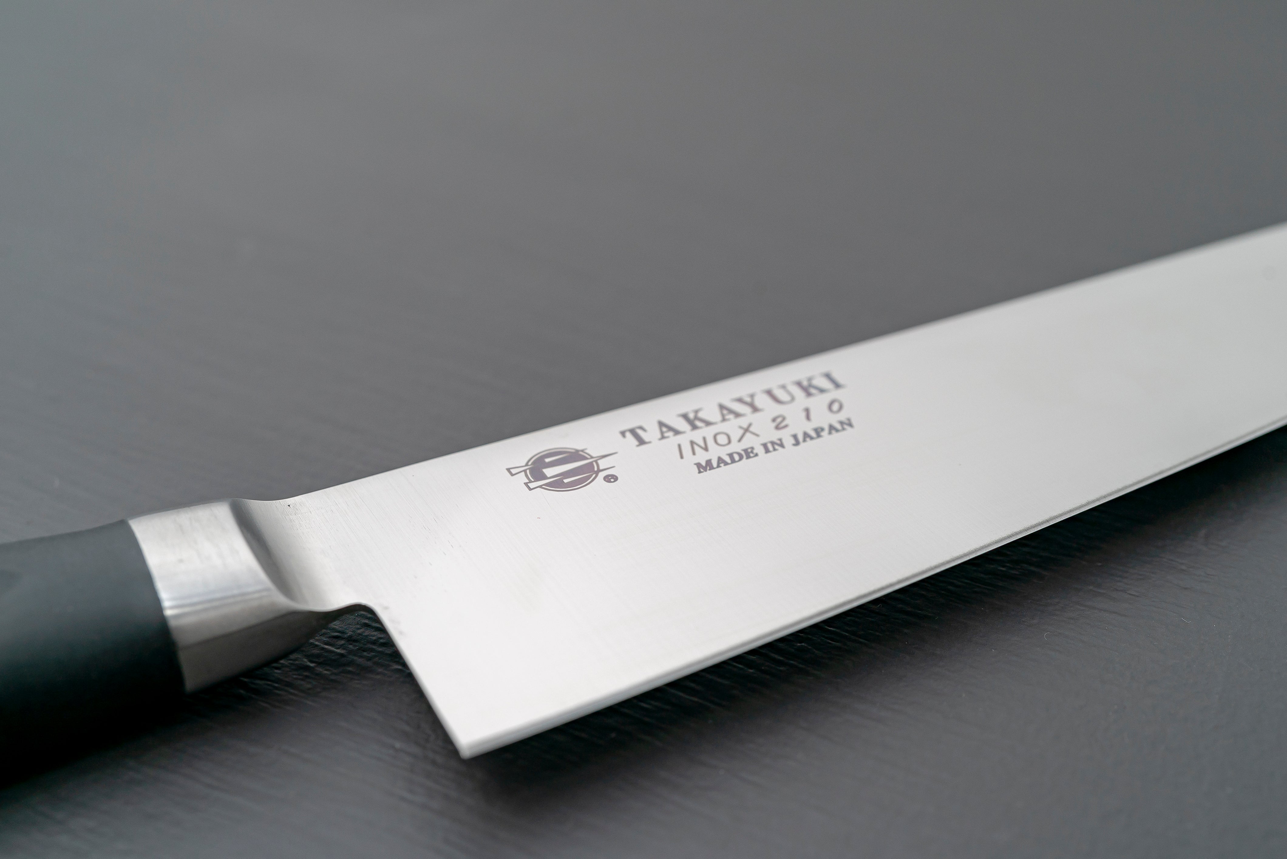 Sakai Takayuki INOX Gyuto 210mm w/ Western Poly Handle - Thecooksedges
