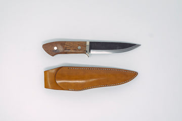Takeda NAS Moriya Sheath Knife w/Bocote Handle - Thecooksedges