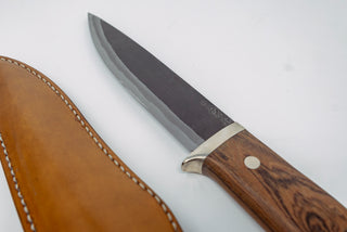 Takeda NAS Moriya Sheath Knife w/Bocote Handle - Thecooksedges
