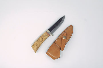 Takeda NAS Moriya Sheath Knife w/Maple Handle - Thecooksedges