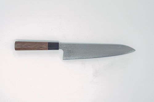 Hatsukokoro Ginyo Silver 3 Damascus Gyuto 240mm - Thecooksedges