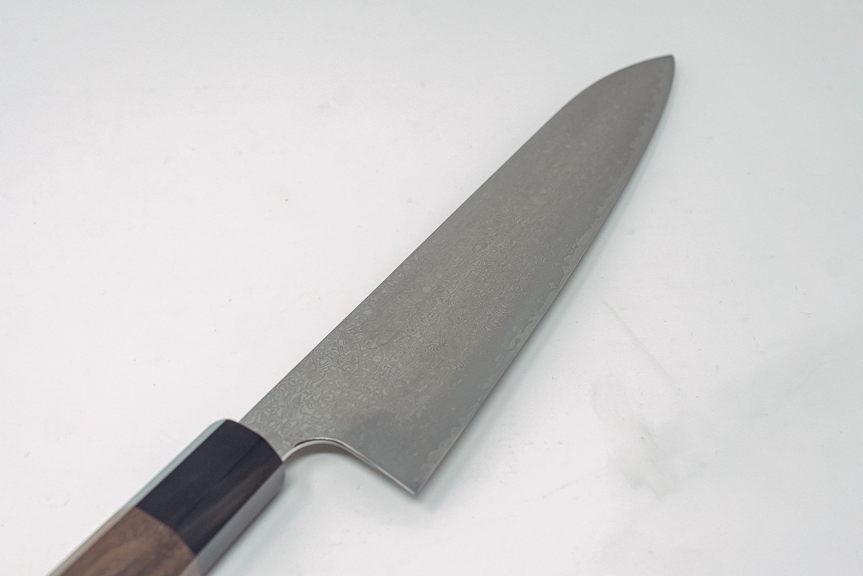 Hatsukokoro Ginyo Silver 3 Damascus Gyuto 240mm - Thecooksedges